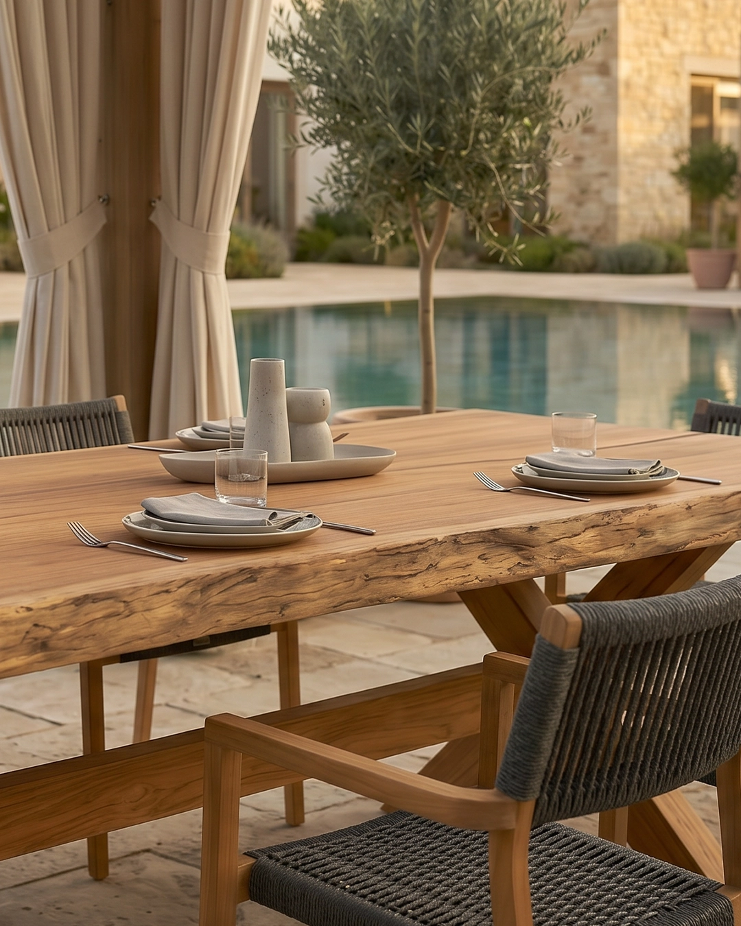 Mesa de jardim Natural Chic - Image 4
